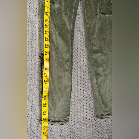 Pistola Eden olive green hunter cargo skinny jeans size 26 - Picture 2 of 11